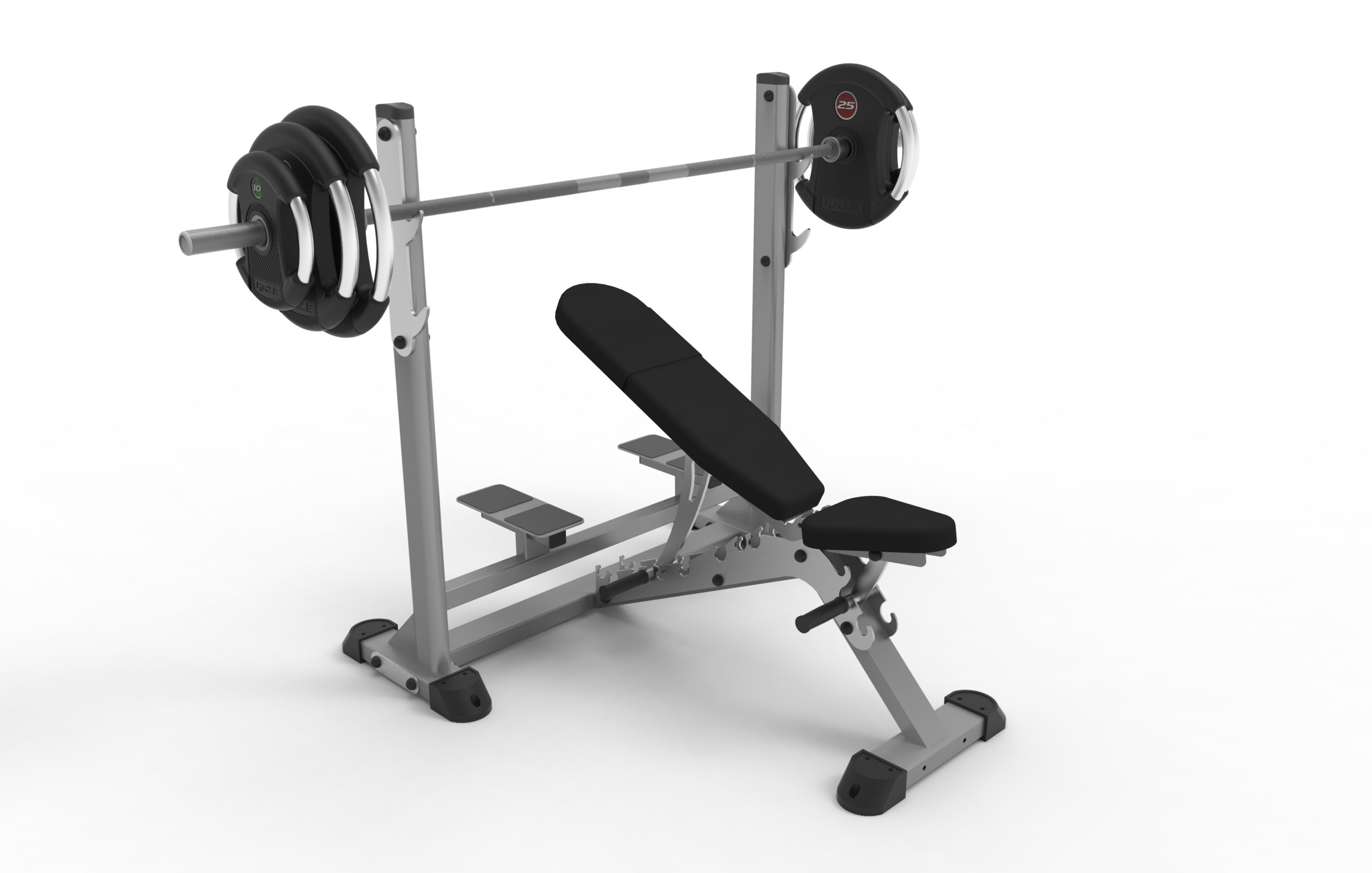 Adjustable Olympic Bench Press Machine | RAZE