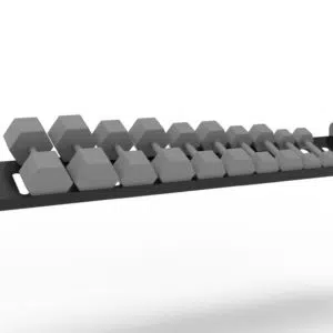 Narrow Incline Shelf for Gym Storage