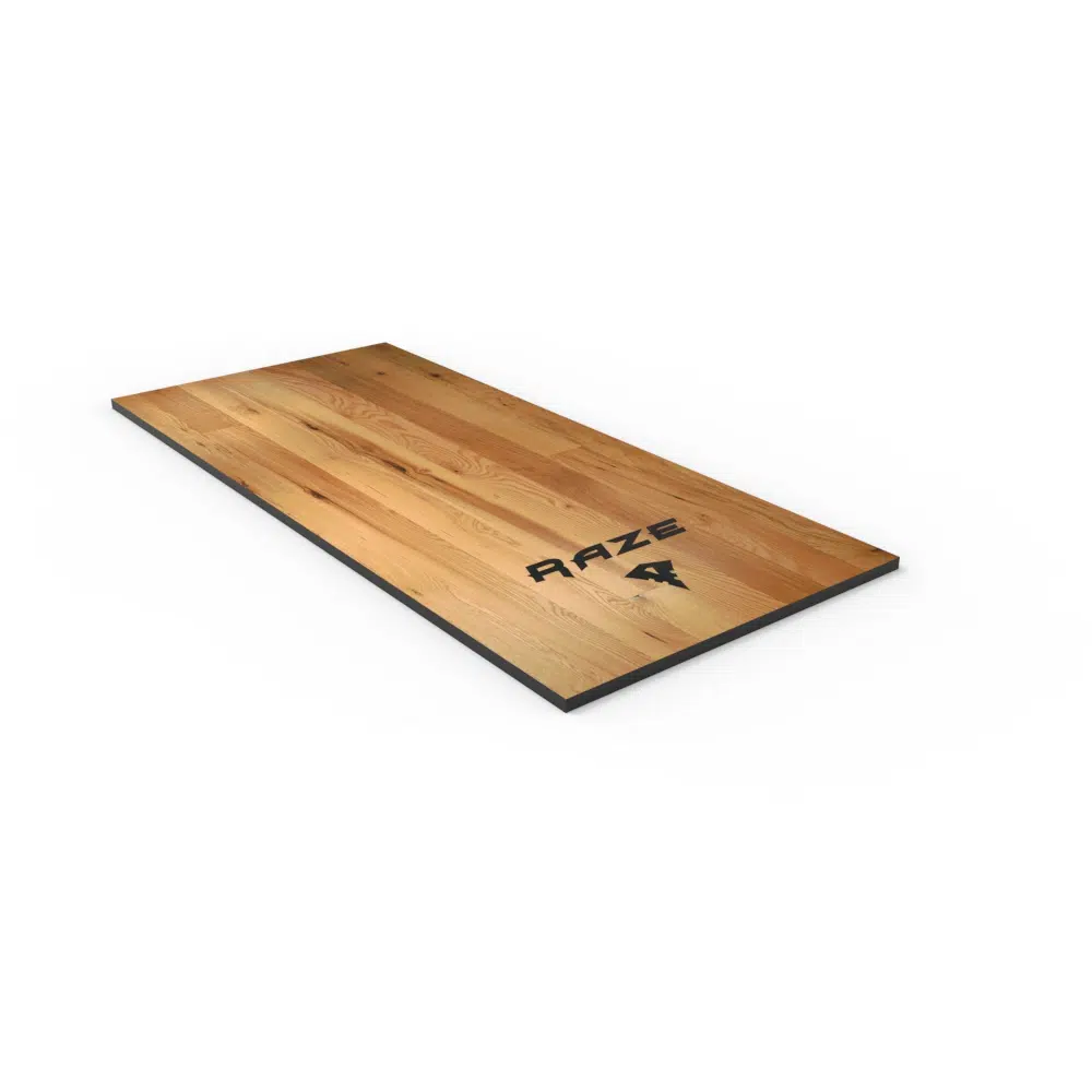 oak inset platform with RAZE logo