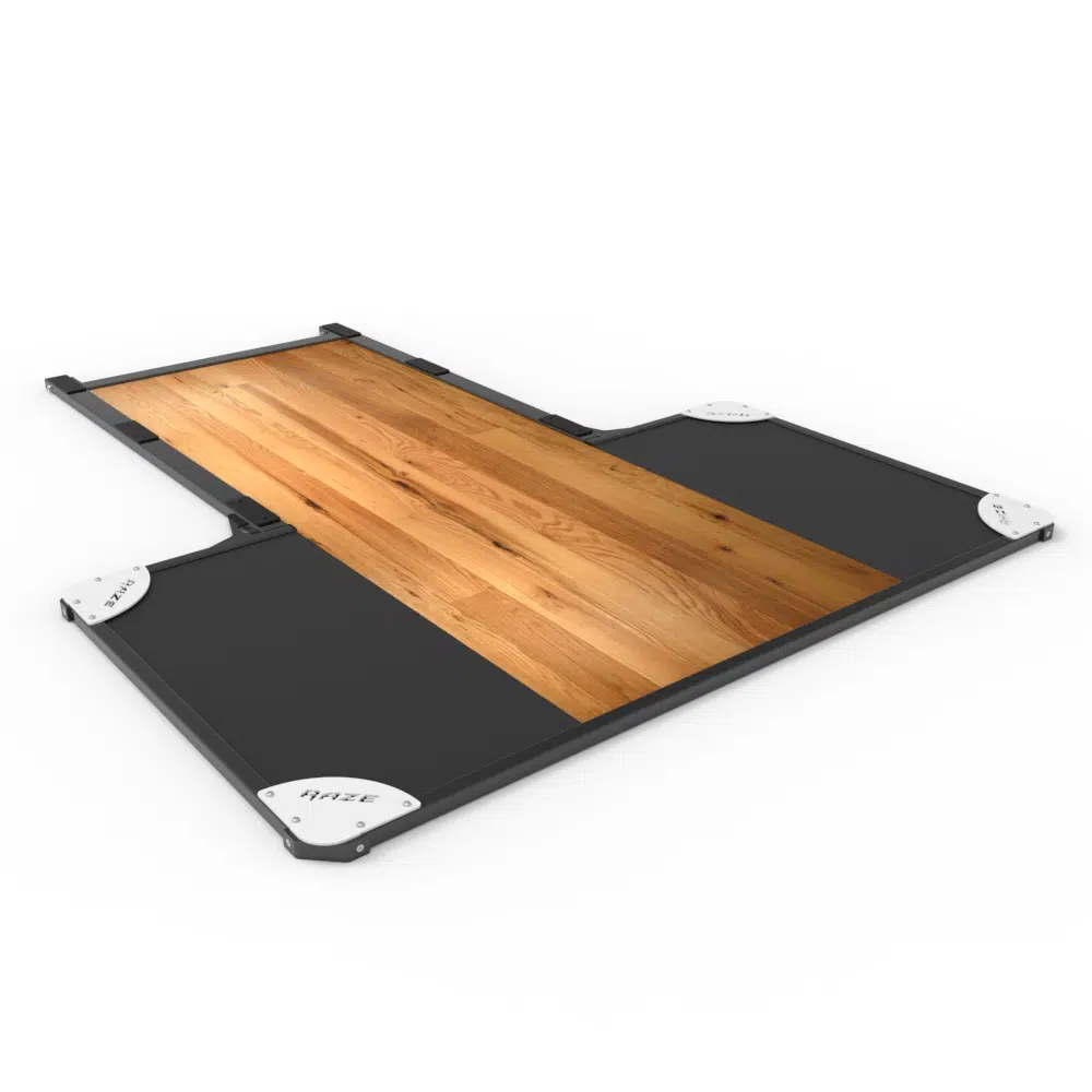 RAZE SHADOW SERIES Full RACK PLATFORM WITH OAK CENTRE
