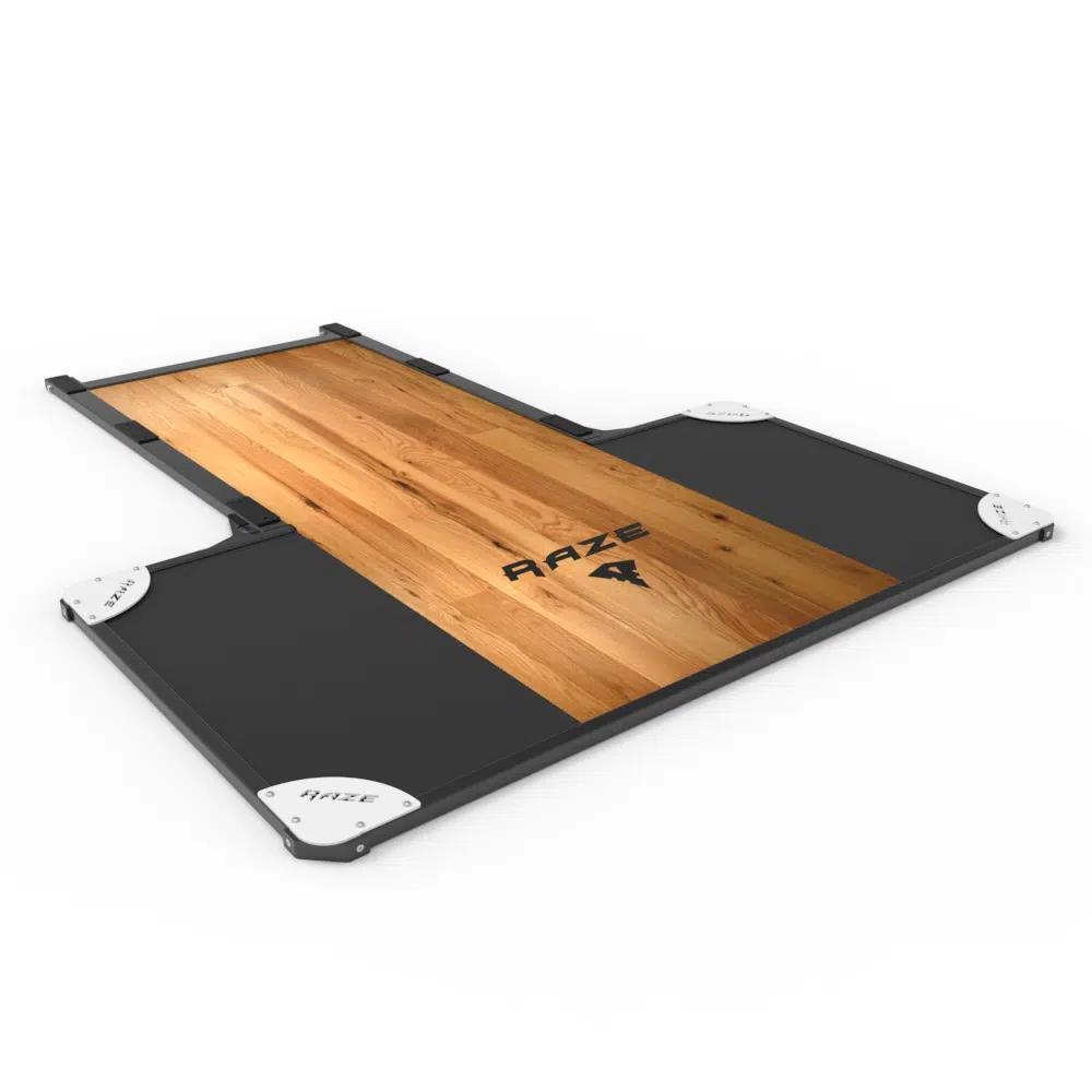 RAZE SHADOW SERIES Full RACK PLATFORM WITH OAK CENTRE